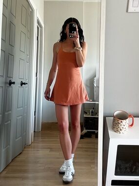 Women’s Athletic Mini Dress Coral